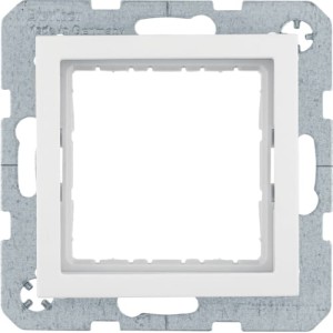 B.Kwadrat Zestaw adaptacyjny do modułów systo 45x45 mm, biały Berker 14408989