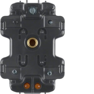 Wkładka jarzeniowa LED seryjna ze stykiem neutralnym, mechanizm, czarny Berker 1680