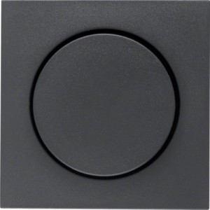 B.X Płytka czołowa pokrętła regulacji do ściemniacza obrotowego, antracyt mat Berker 11371606