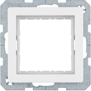 Q.x Zestaw adaptacyjny do modułów systo 45x45mm, biały, aksamit Berker 14406089