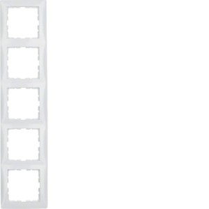 B.Kwadrat Ramka 5-krotna biała Berker 5310158989 
