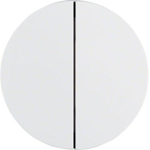 R.X/1930/Glas Przycisk 2-krotny biały Berker 85142139