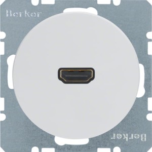 R.1/R.3 Gniazdo HDMI biały Berker 3315422089