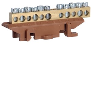 Listwa przyłączeniowa z cokołem fazowa 5x16 + 6x10 mm2 Hager KM11L