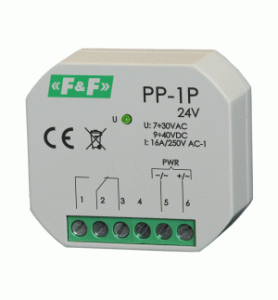 Przekaźnik elektromagnetyczny F&F PP-1P 24V