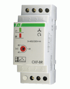 Czujnik kolejności i zaniku faz F&F CKF-BR