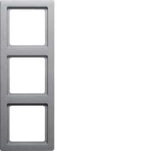 Q.1 Ramka 3-krotna, aluminium aksamit, lakierowany Berker 10136084