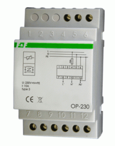 Ochronnik przeciwprzepięciowy F&F OP-230