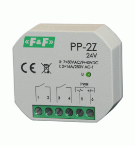 Przekaźnik elektromagnetyczny F&F PP-2Z 24V