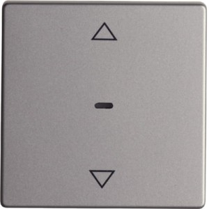 Q.x Przycisk żaluzjowy komfort, aluminium aksamit, lakierowany Berker 85241124
