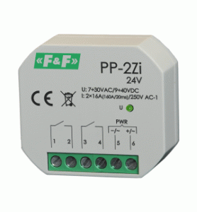 Przekaźnik elektromagnetyczny F&F PP-2Zi 24V