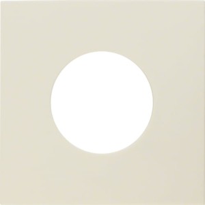 B.Kwadrat Płytka czołowa do łącznika i sygnalizatora świetlnego E10, kremowy, połysk Berker 5311248982