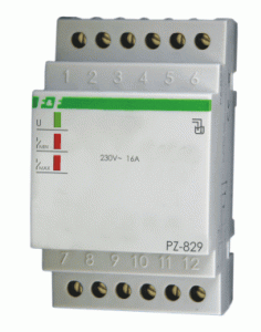 Przekaźnik kontroli poziomu cieczy dwu stanowy F&F PZ-829