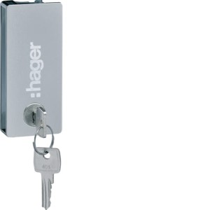 HAGER  VZ310PVB vega Zamek z kluczem 1242E do drzwi białych 